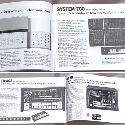 Roland-Classic brochure -JP8, Sys700, 808.